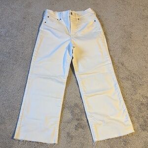 J Crew Wide Leg Crop Jeans